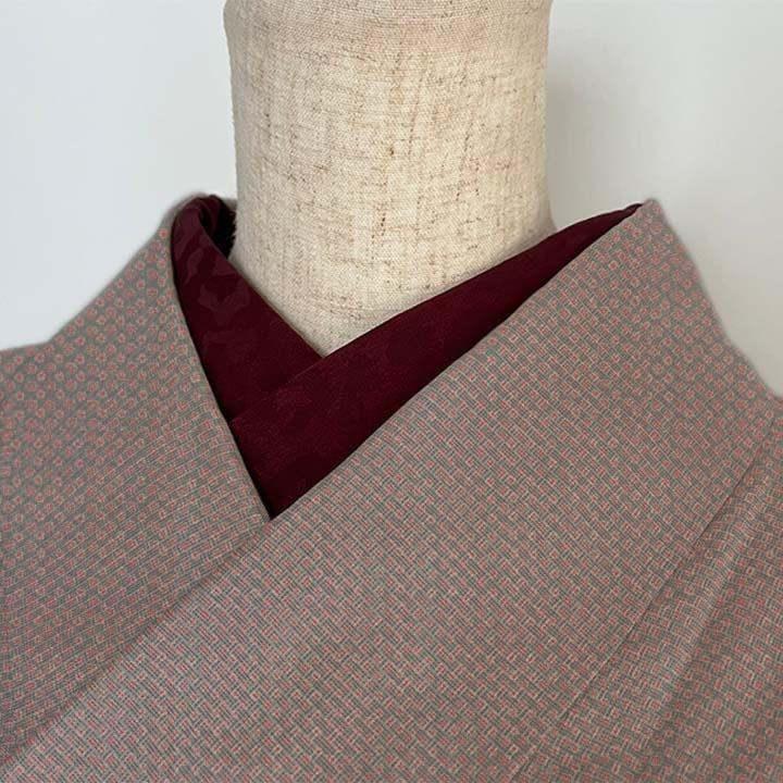 Bordeaux Leopard Pattern Woven Haneri - Handmade Haneri - Wine Red, Leopard
