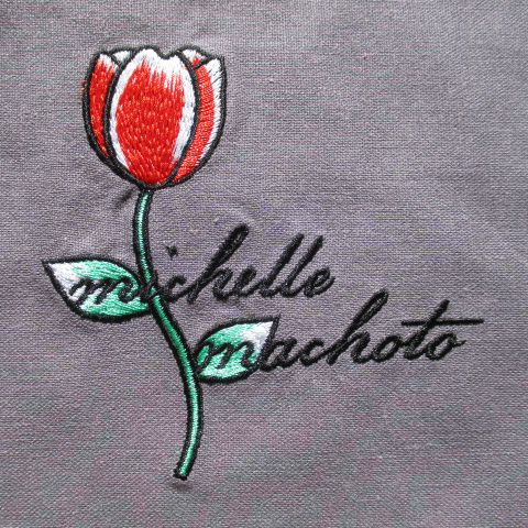 [Michelle Machoto] Michelle Machoto Iwakikyo Pattern Long Wide Gather Apron D-0007