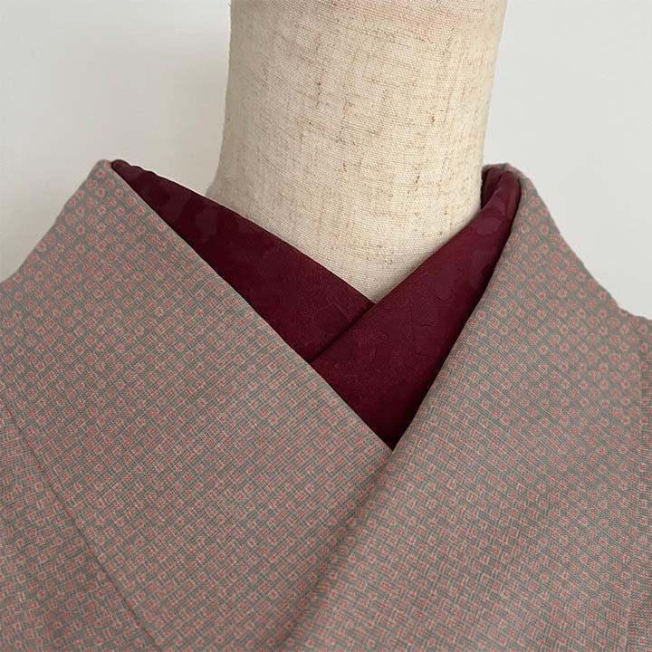 Bordeaux Leopard Pattern Woven Haneri - Handmade Haneri - Wine Red, Leopard