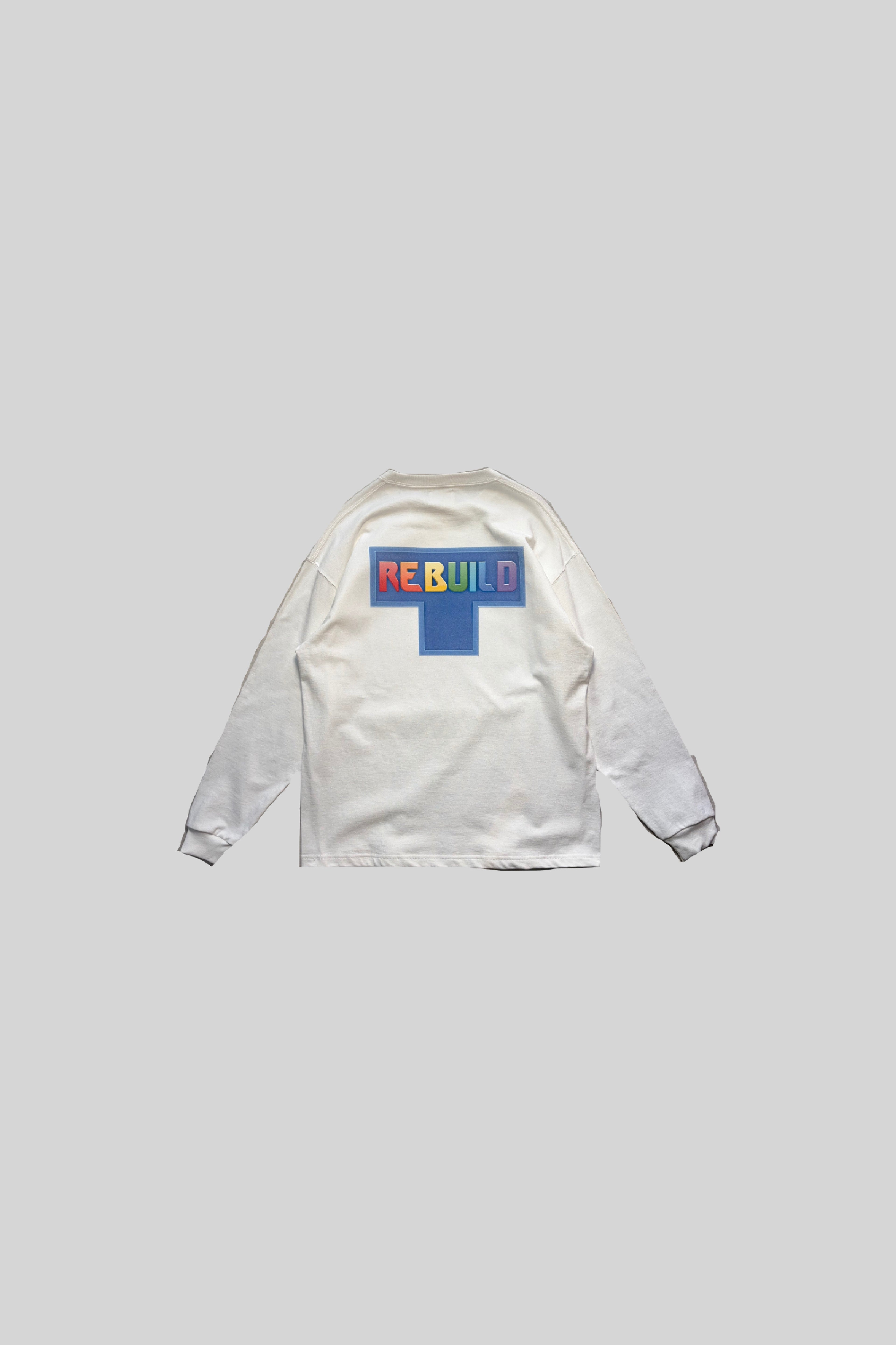REBUILD L/S TEE(WHITE)