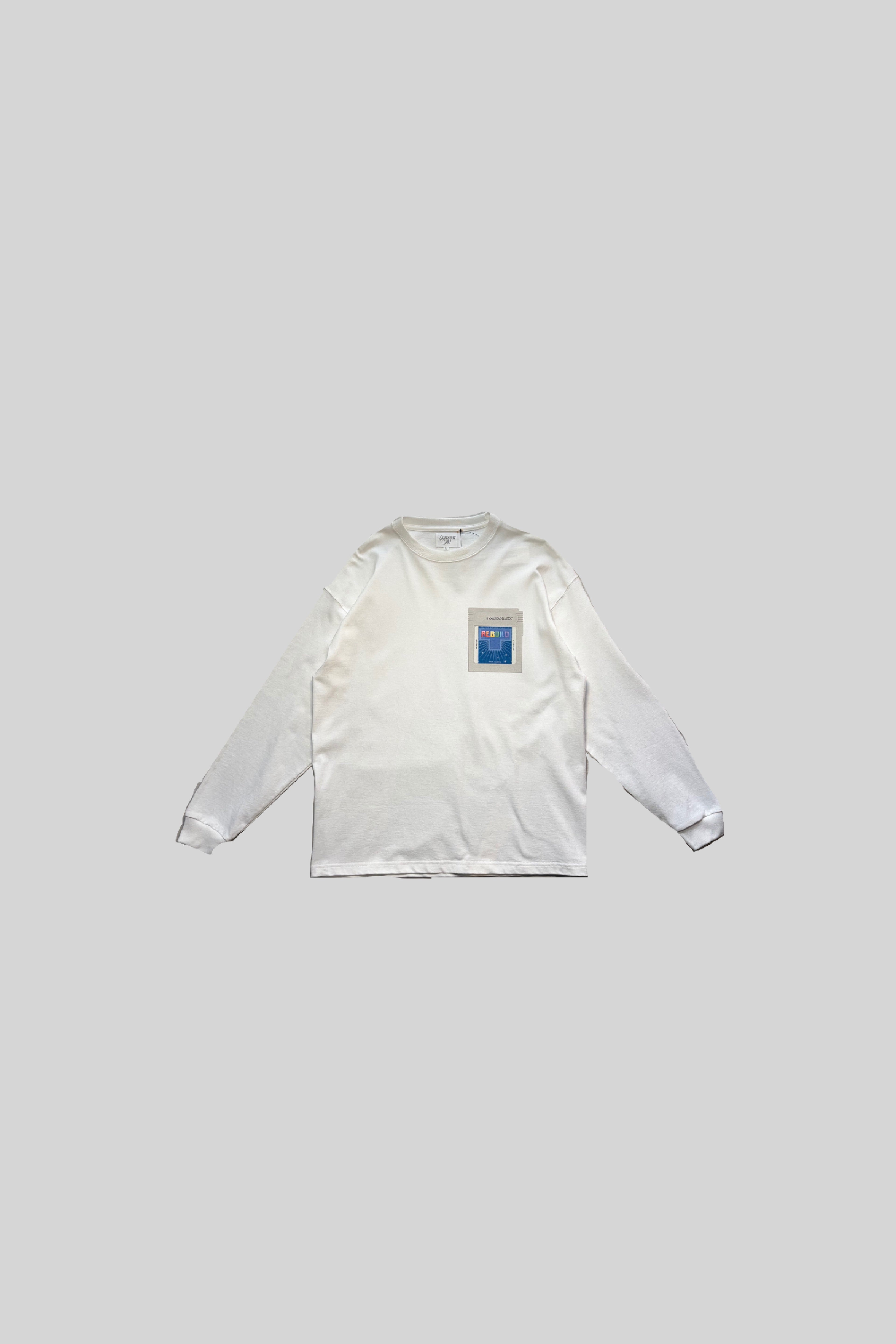 REBUILD L/S TEE(WHITE)