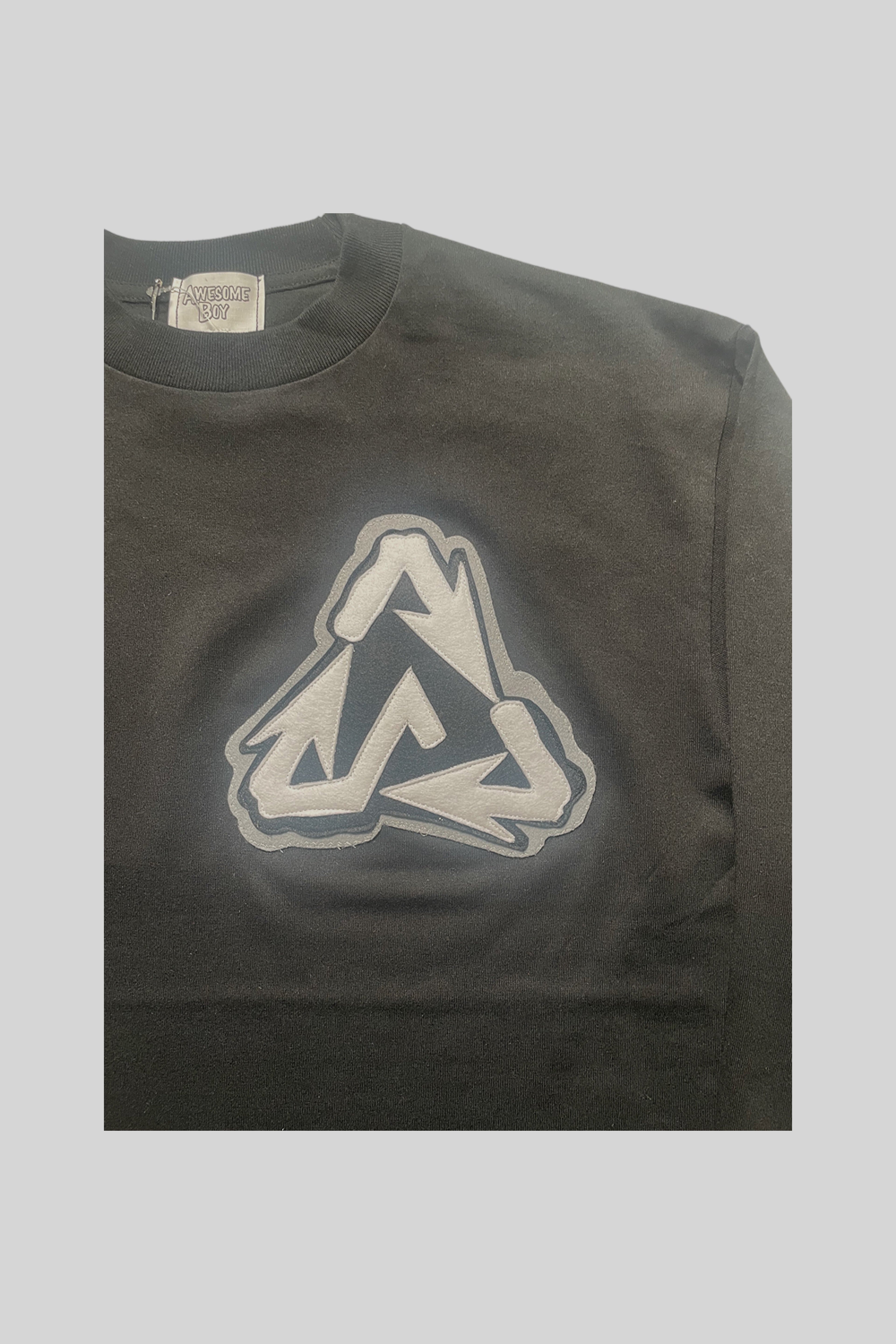 "RECYCLE" LOGO L/S TEE(BLACK)