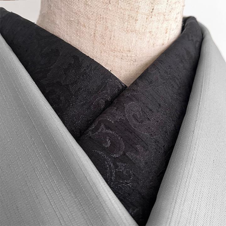 Damask Weave Black Thrush Han-eri Handmade Han-eri Black Botanical
