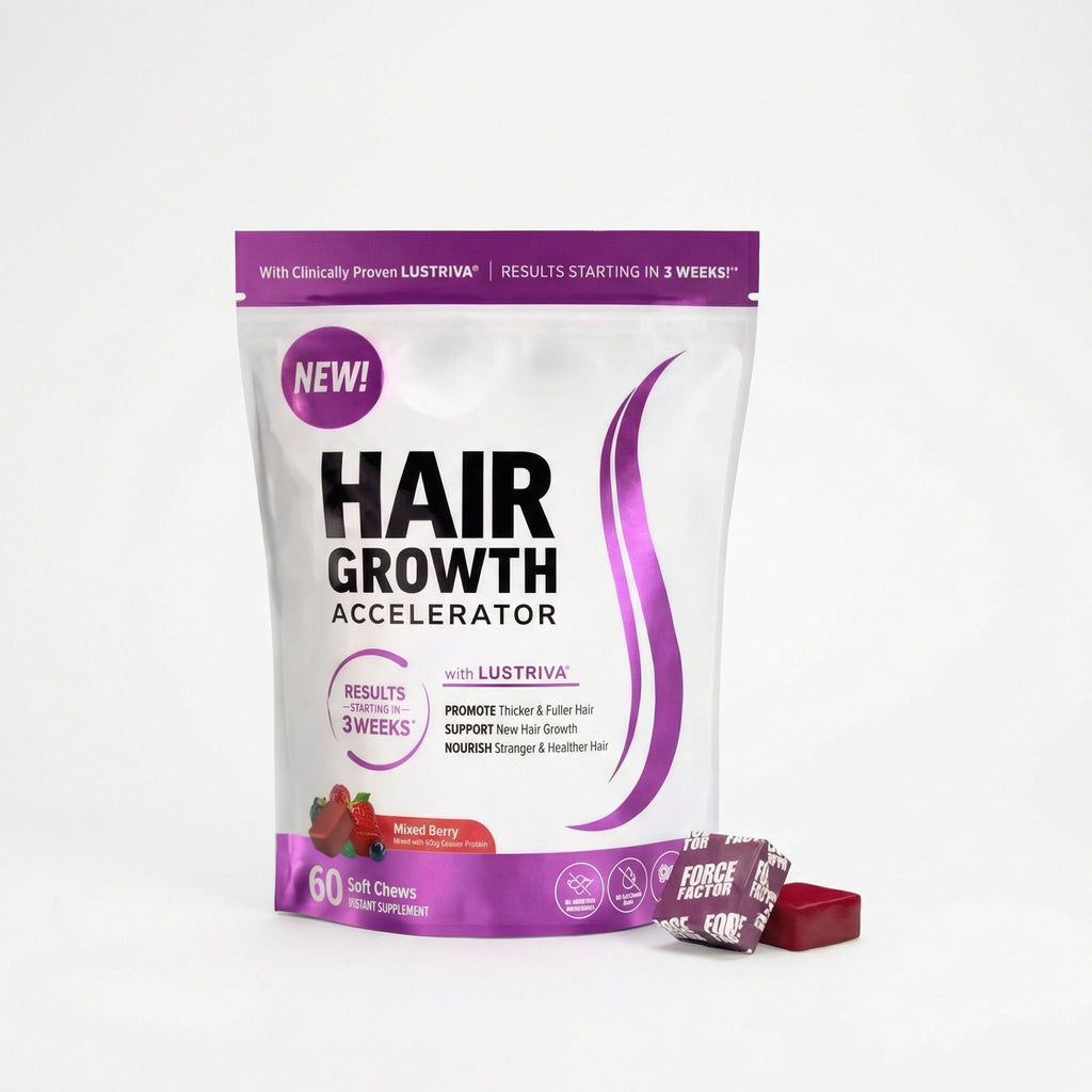 Hair Growth Gummies | Biotin 5000mcg + Plant Extracts | 60 Count