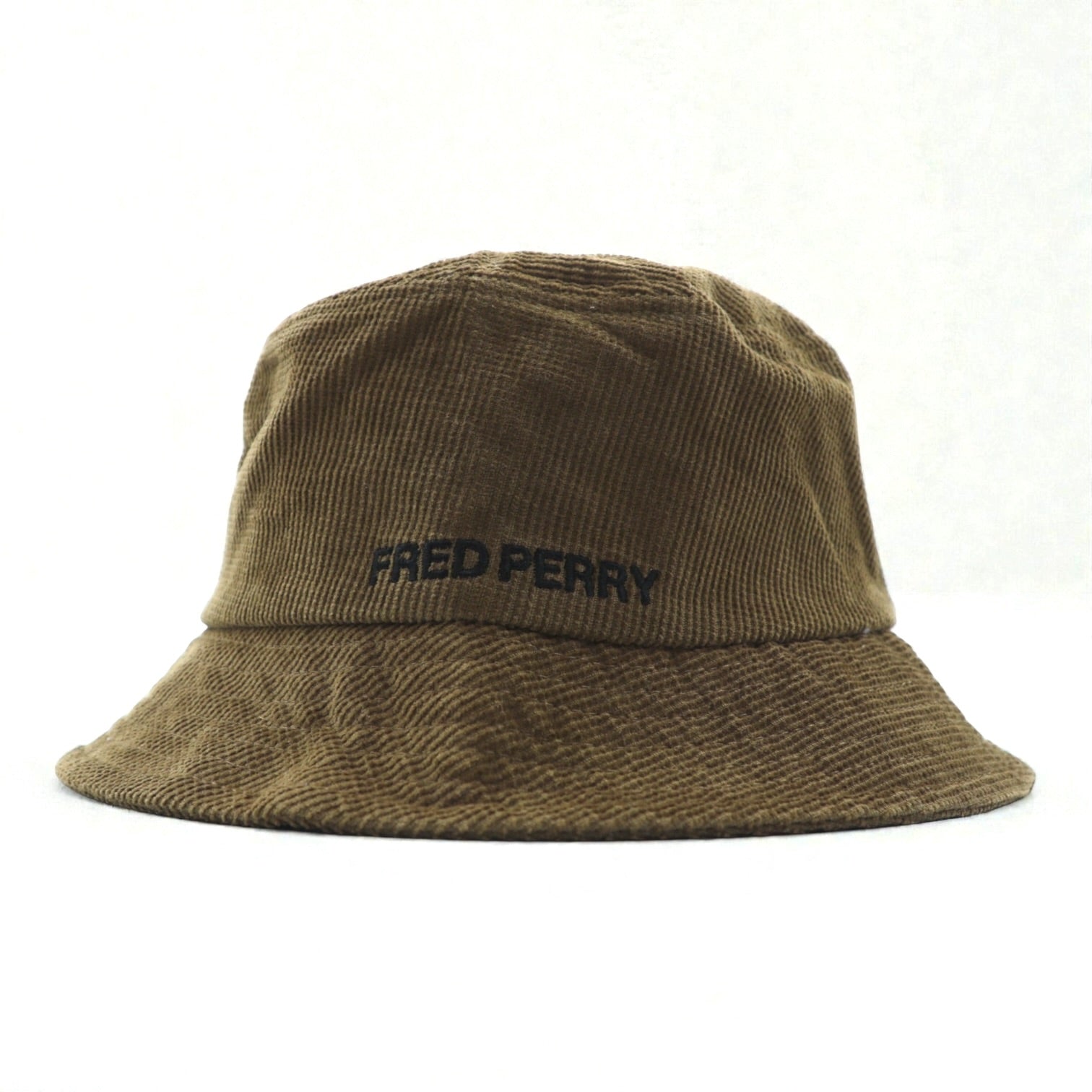 FRED PERRY ワッフル コード バケットハット ブラウン HW6690