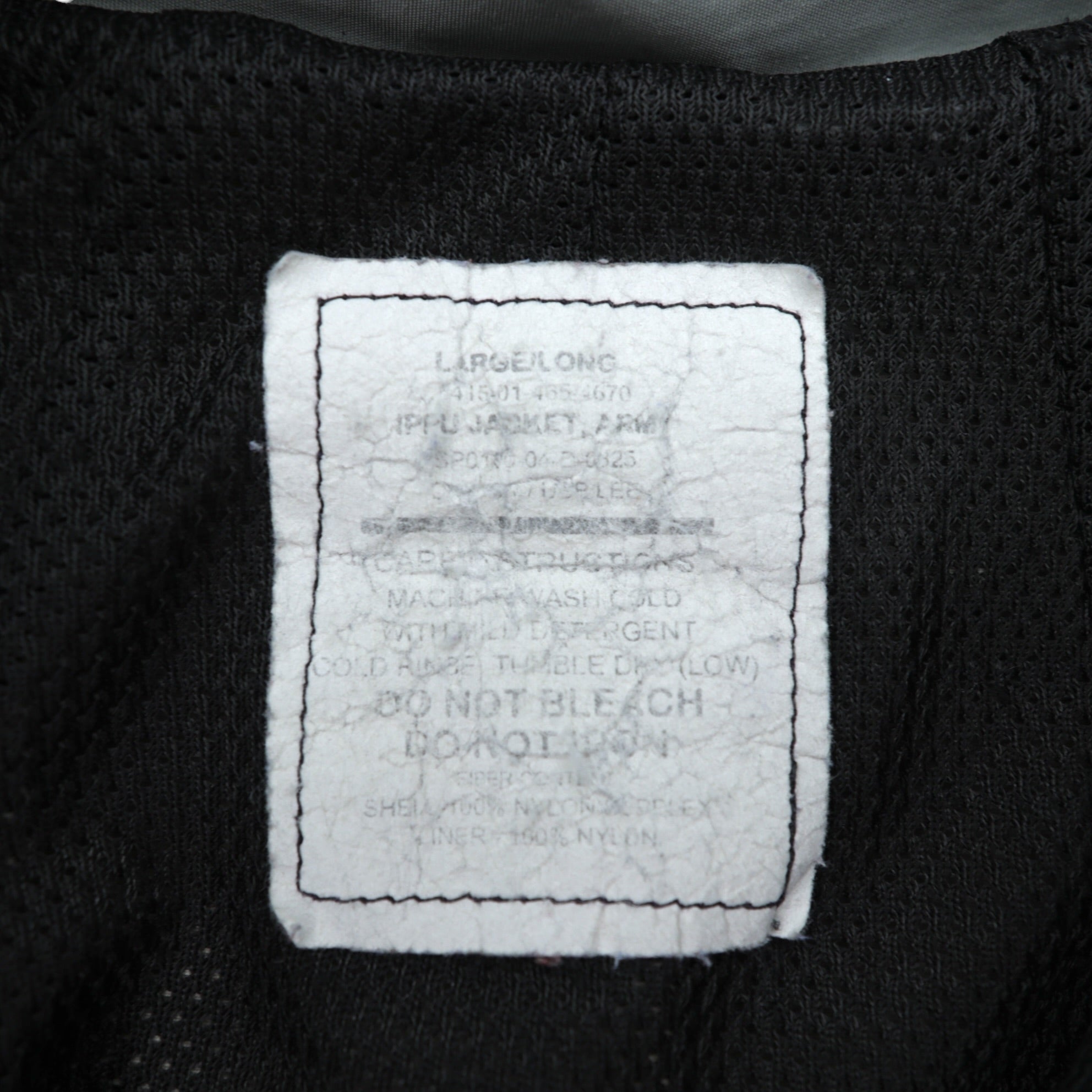 Vintage US ARMY IPFU Jacket 2000s US Military Training Jacket Track Jacket L Gray Nylon Military