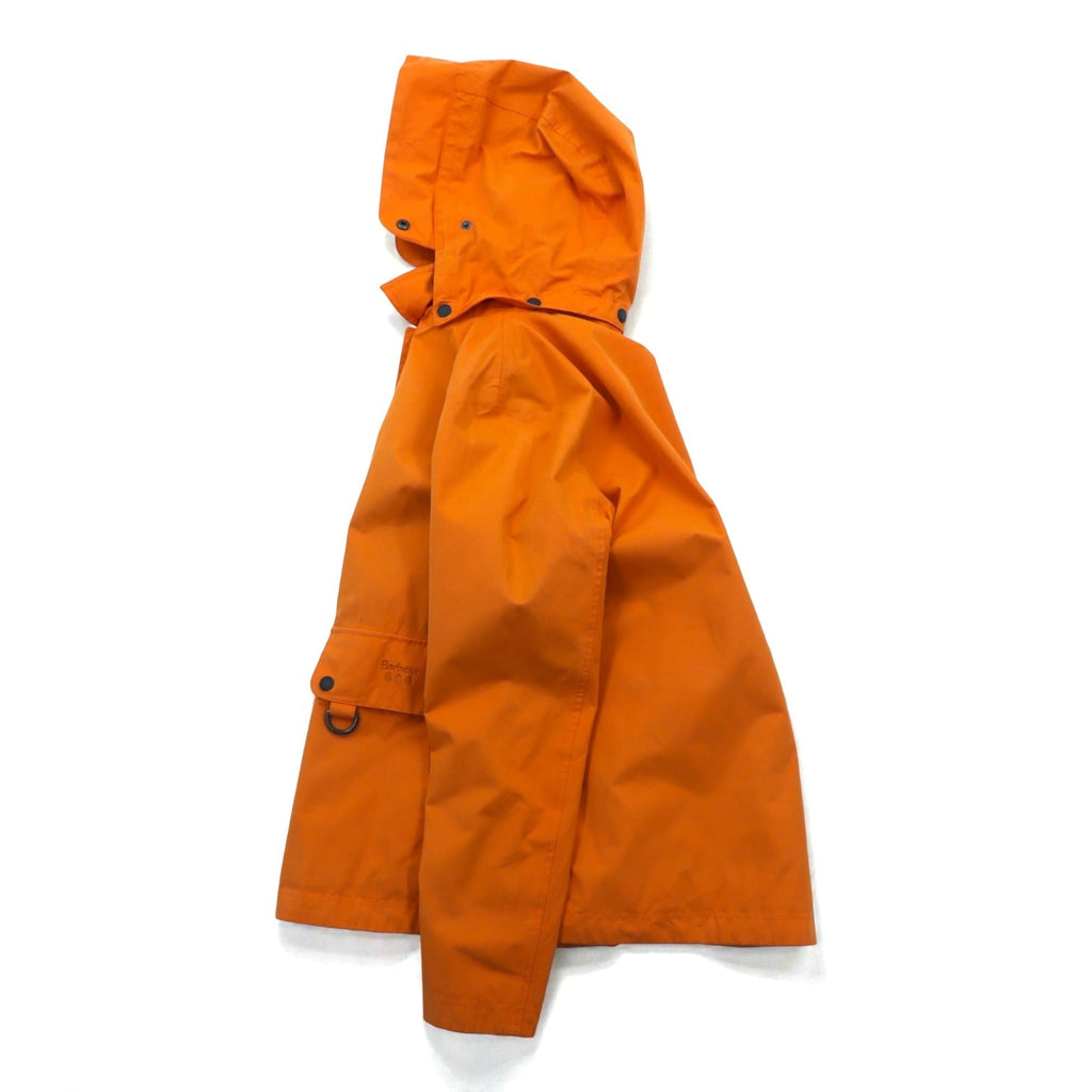 Barbour Detachable Hood Nylon Jacket Mountain Parka M Orange Waterproof TRAMONTANE JACKET WEATHER COMFORT LWB0529OR53