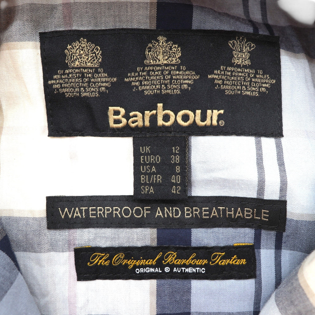 Barbour Detachable Hood Nylon Jacket Mountain Parka M Orange Waterproof TRAMONTANE JACKET WEATHER COMFORT LWB0529OR53