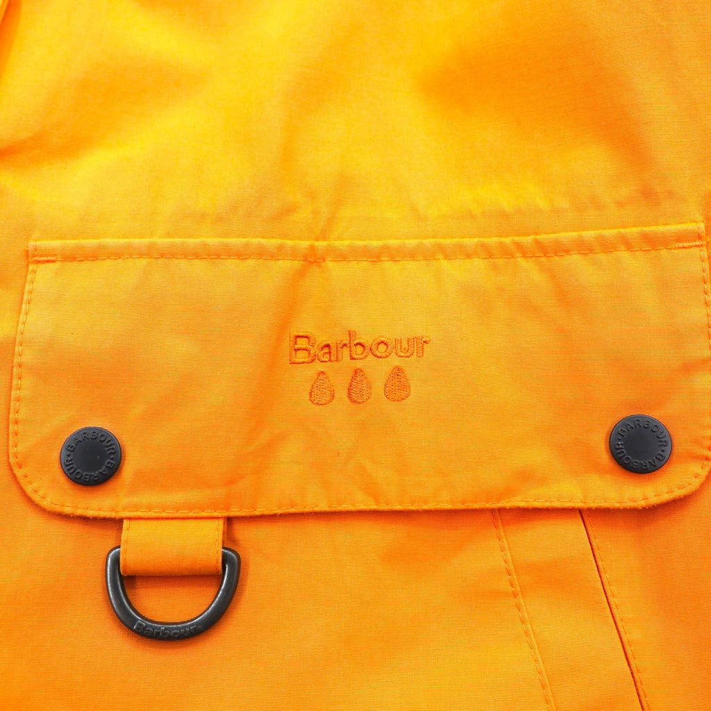 Barbour Detachable Hood Nylon Jacket Mountain Parka M Orange Waterproof TRAMONTANE JACKET WEATHER COMFORT LWB0529OR53