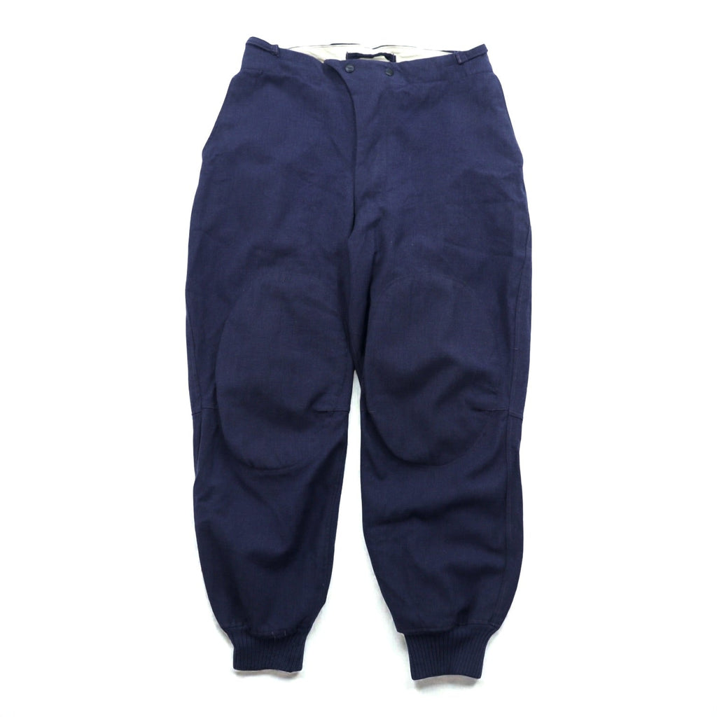 50s Vintage USAF Type E-1A Trousers Flight Pants M Navy Wool L.W.FOSTER SPORTSWEAR CO Cinch Back CONMAR Zip