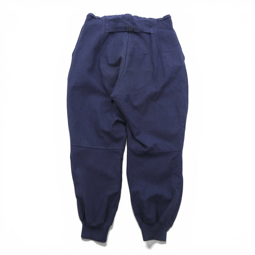 50s Vintage USAF Type E-1A Trousers Flight Pants M Navy Wool L.W.FOSTER SPORTSWEAR CO Cinch Back CONMAR Zip
