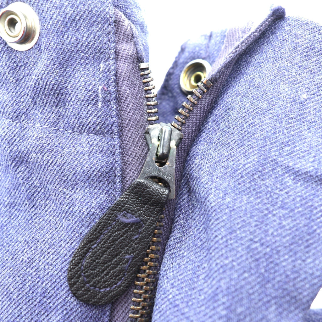 50s Vintage USAF Type E-1A Trousers Flight Pants M Navy Wool L.W.FOSTER SPORTSWEAR CO Cinch Back CONMAR Zip