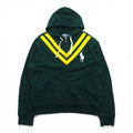 Polo Ralph Lauren 90s Big Pony Embroidered Zip Hoodie 2XL Green CONMAR Zipper