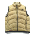 THE NORTH FACE Aconcagua Vest Down Vest L Beige Nylon SUMMIT SERIES ND13300