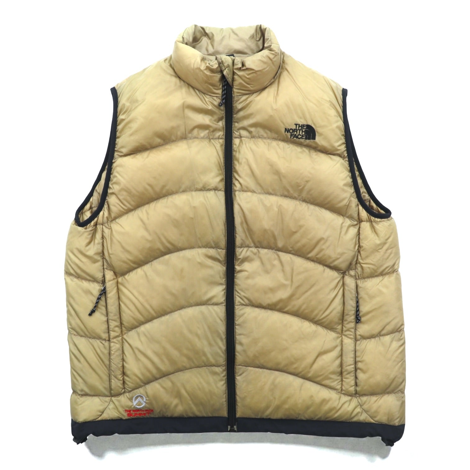 THE NORTH FACE Aconcagua Vest Down Vest L Beige Nylon SUMMIT SERIES ND13300