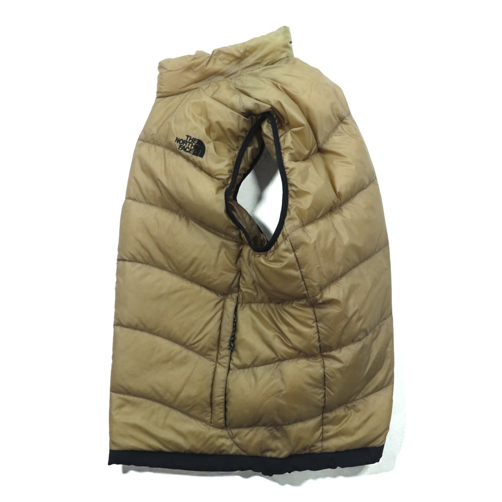 THE NORTH FACE Aconcagua Vest Down Vest L Beige Nylon SUMMIT SERIES ND13300