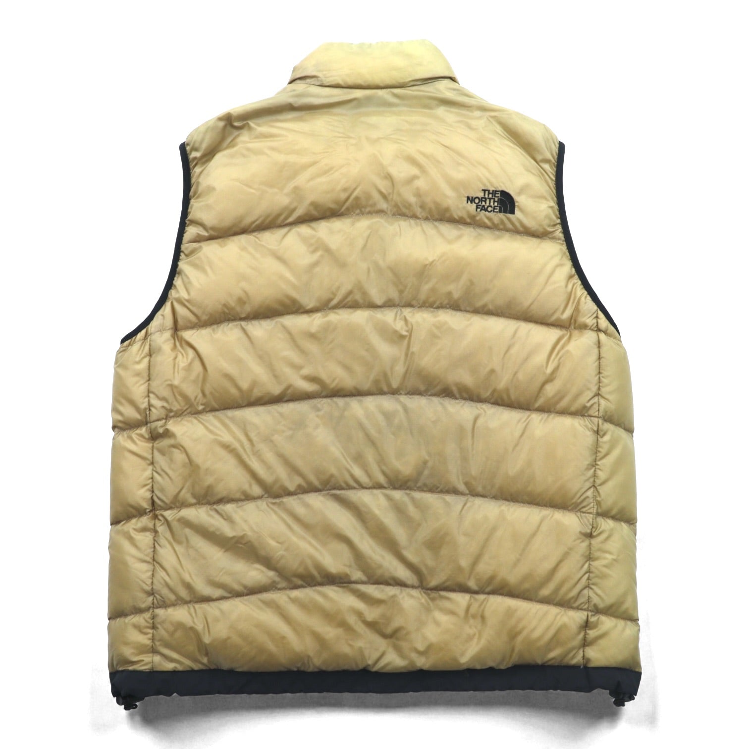 THE NORTH FACE Aconcagua Vest Down Vest L Beige Nylon SUMMIT SERIES ND13300