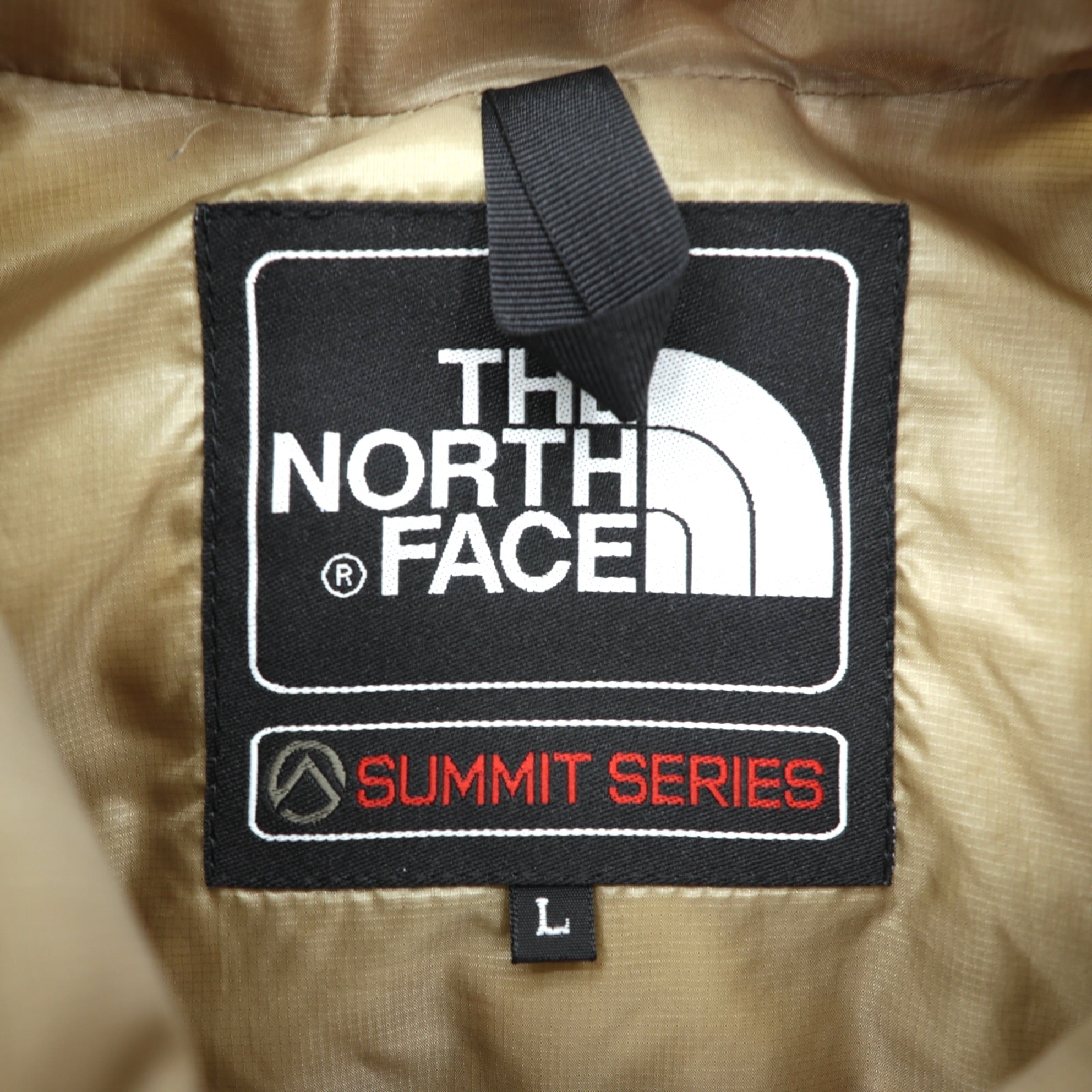THE NORTH FACE Aconcagua Vest Down Vest L Beige Nylon SUMMIT SERIES ND13300
