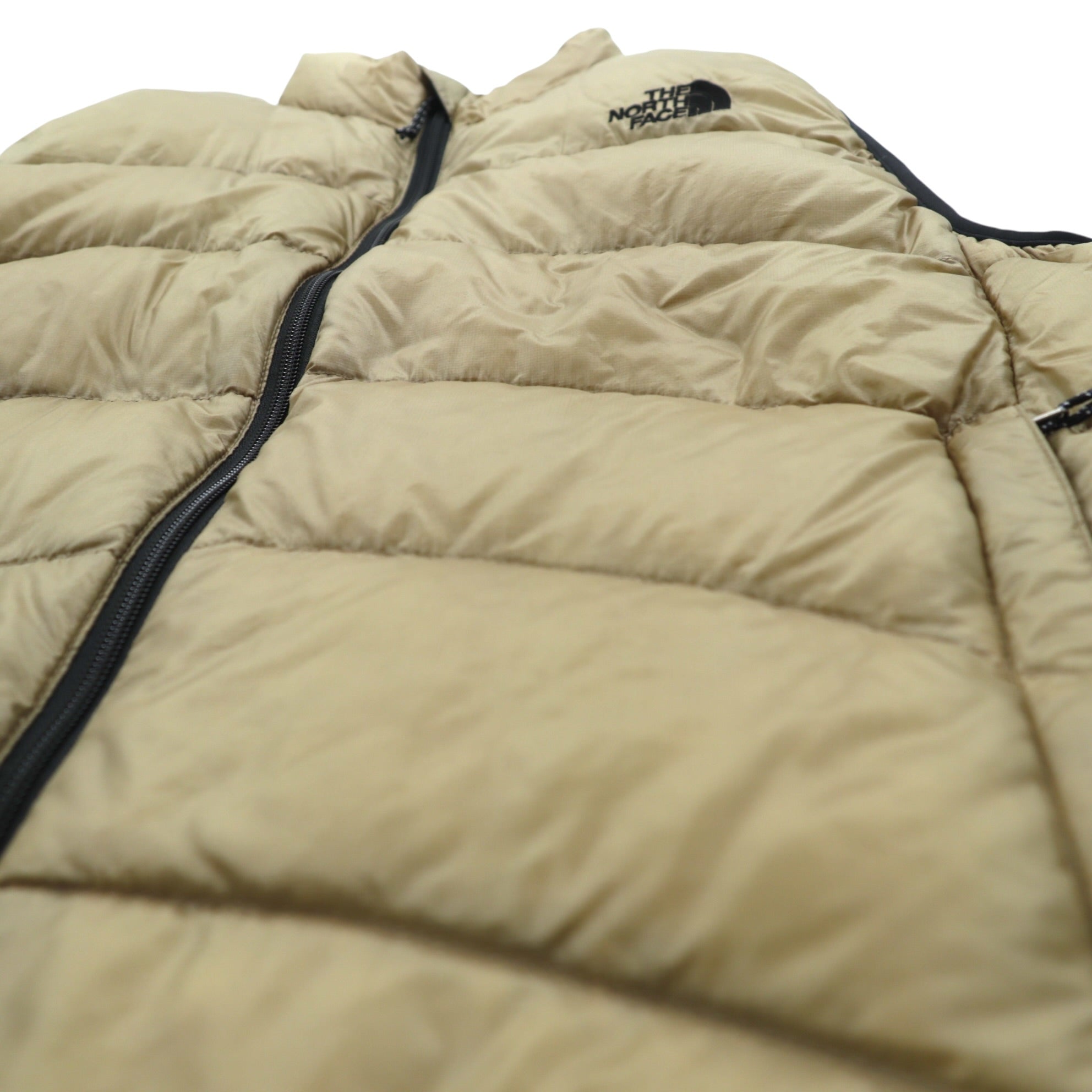 THE NORTH FACE Aconcagua Vest Down Vest L Beige Nylon SUMMIT SERIES ND13300