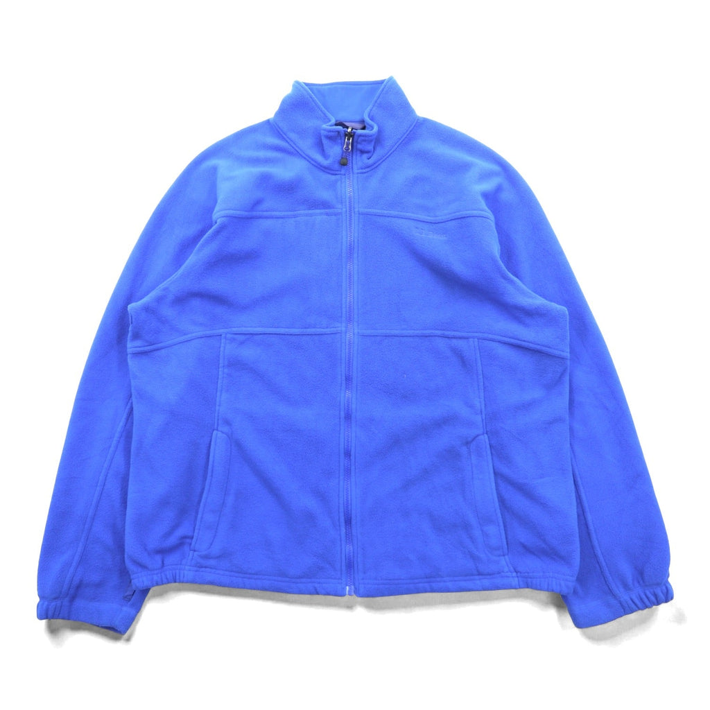 L.L.Bean Full-Zip Fleece Jacket XL Blue Polyester 265276