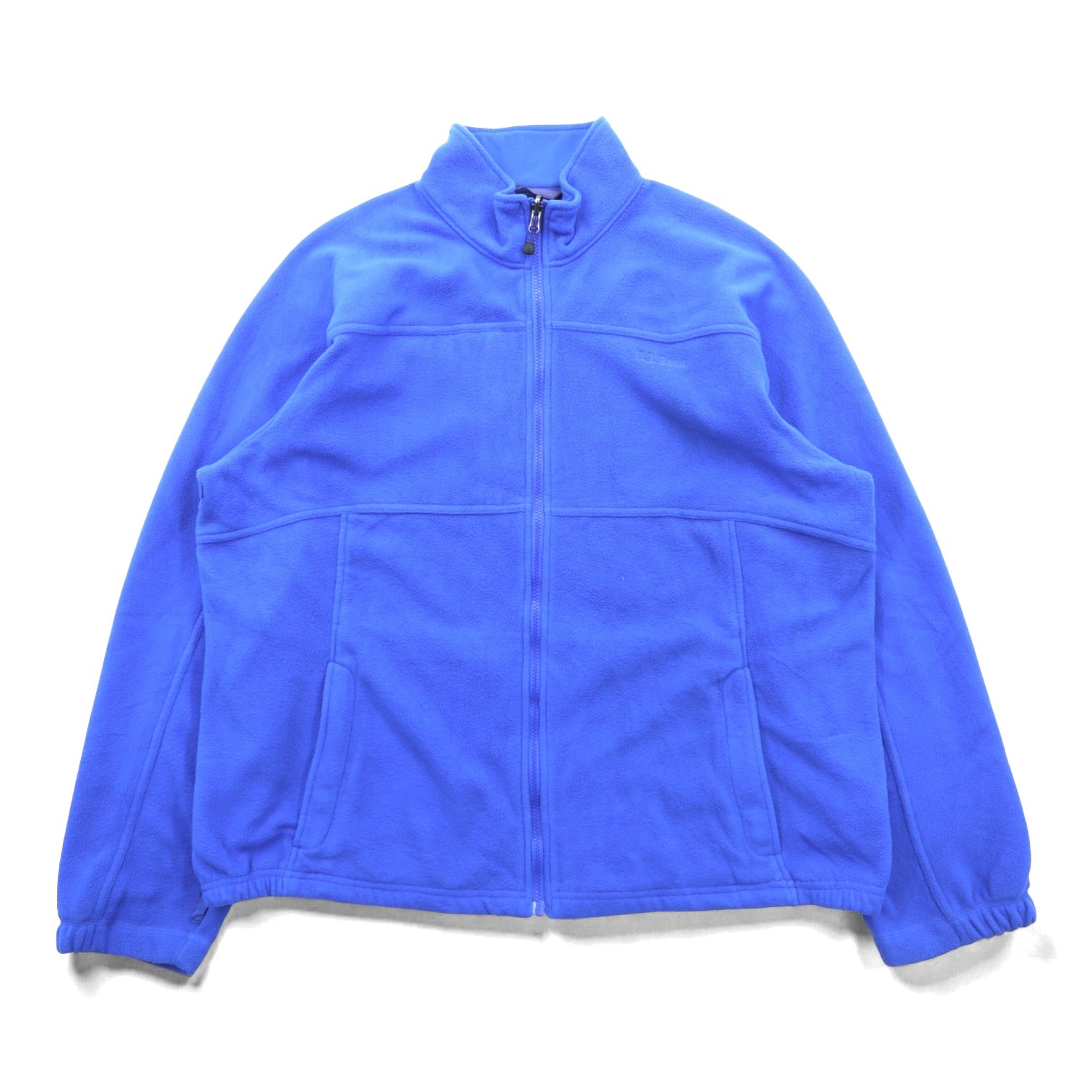 L.L.Bean Full-Zip Fleece Jacket XL Blue Polyester 265276