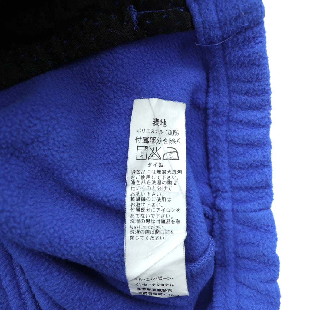 L.L.Bean Full-Zip Fleece Jacket XL Blue Polyester 265276