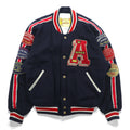 AVIREX 90s Vintage COLLEGIATE WEAR CHAMPS 1951-53 Stadium Jumper L Wool Lettered Patch
