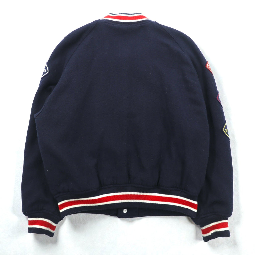 AVIREX 90s Vintage COLLEGIATE WEAR CHAMPS 1951-53 Stadium Jumper L Wool Lettered Patch