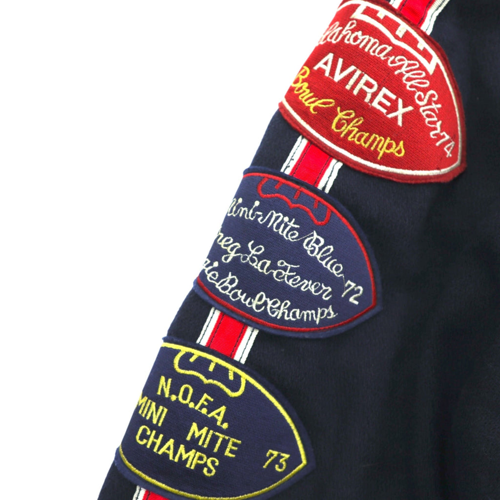 AVIREX 90s Vintage COLLEGIATE WEAR CHAMPS 1951-53 Stadium Jumper L Wool Lettered Patch