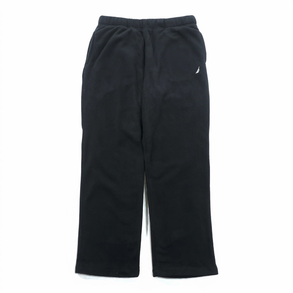 NAUTICA Fleece Easy Pants Sweatpants L Black Polyester