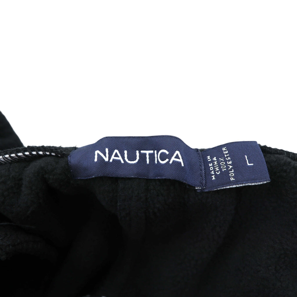 NAUTICA Fleece Easy Pants Sweatpants L Black Polyester