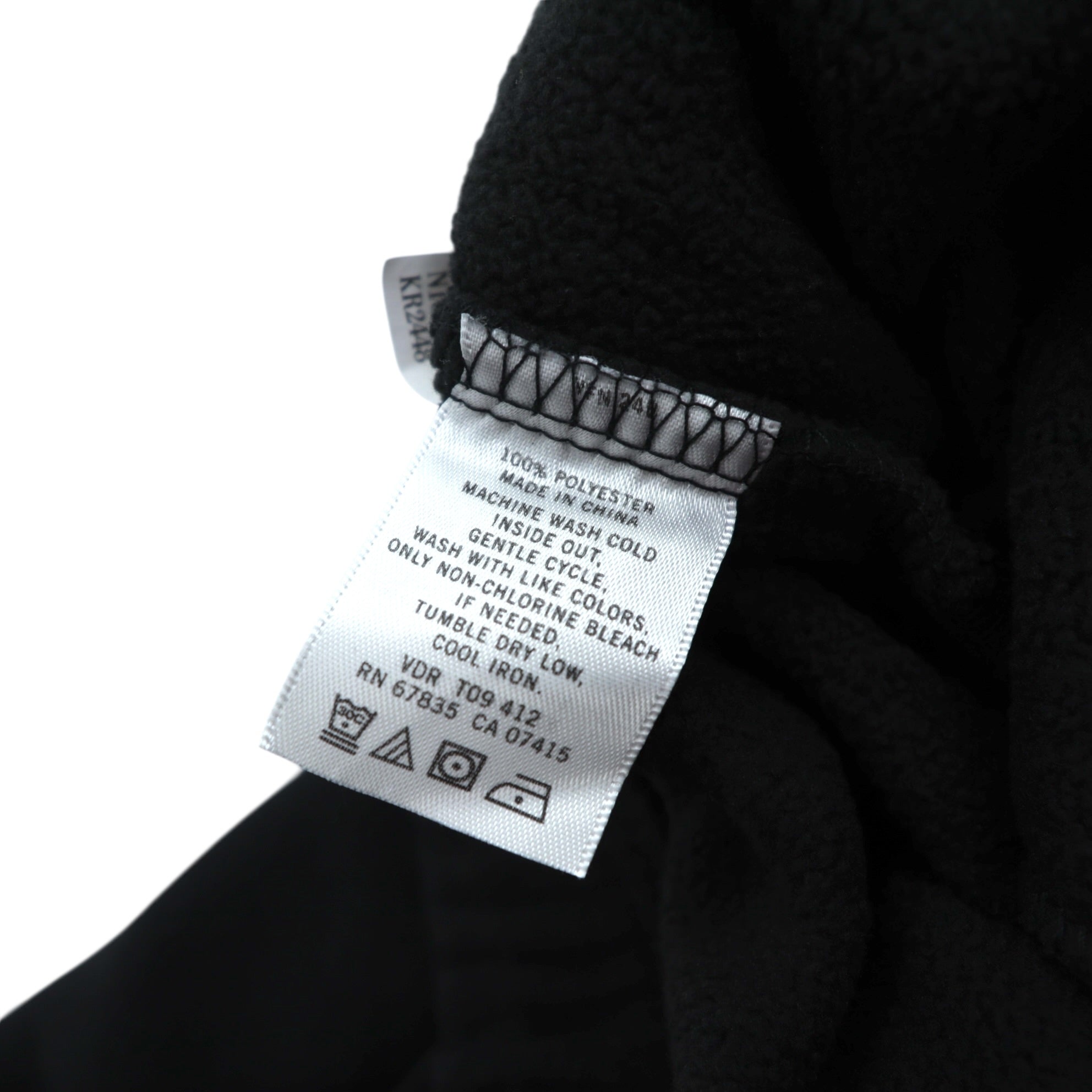 NAUTICA Fleece Easy Pants Sweatpants L Black Polyester