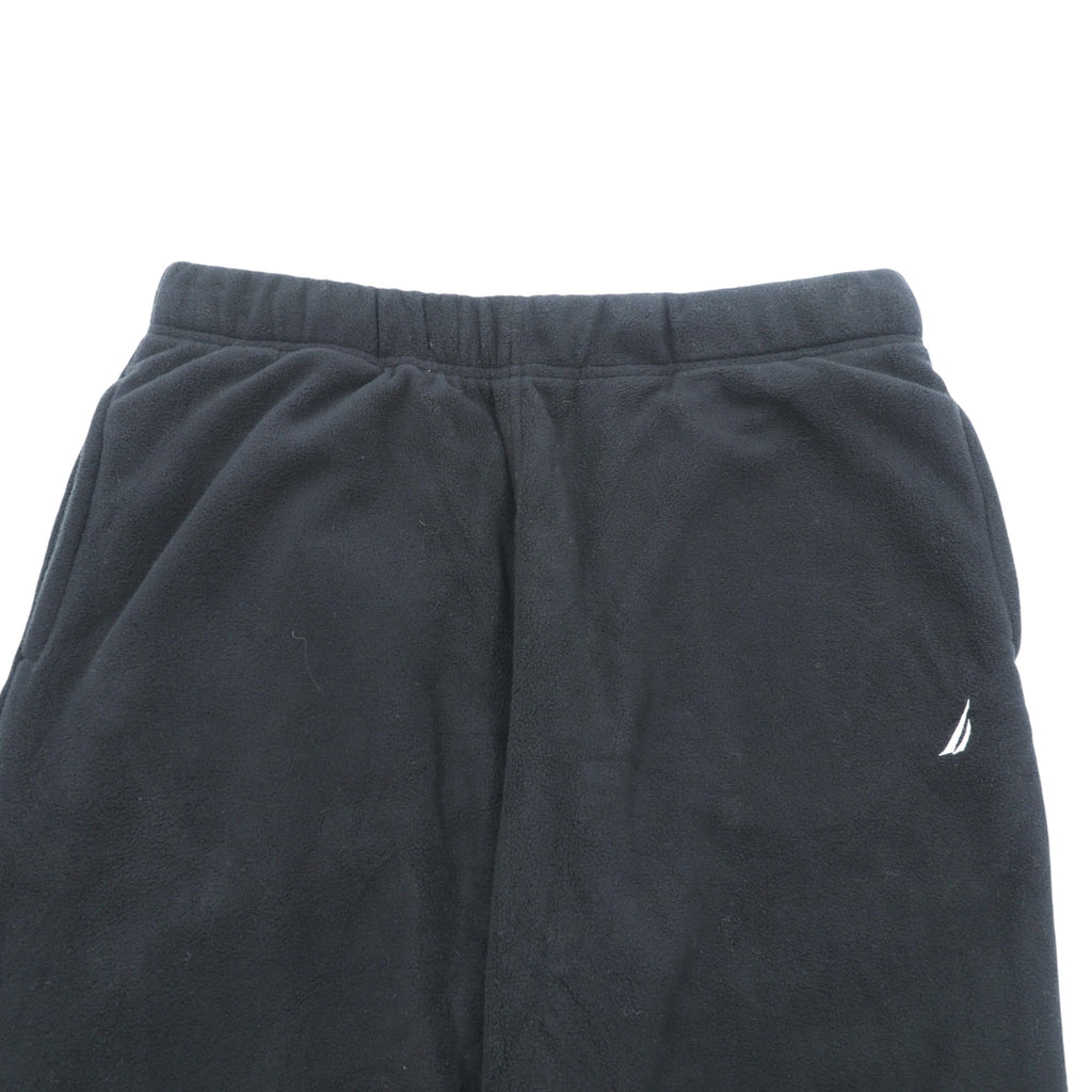 NAUTICA Fleece Easy Pants Sweatpants L Black Polyester