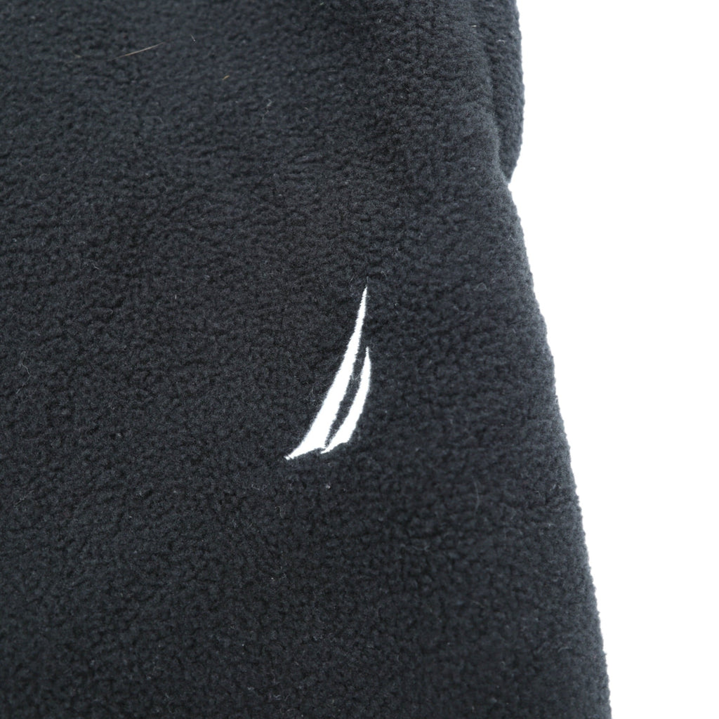 NAUTICA Fleece Easy Pants Sweatpants L Black Polyester