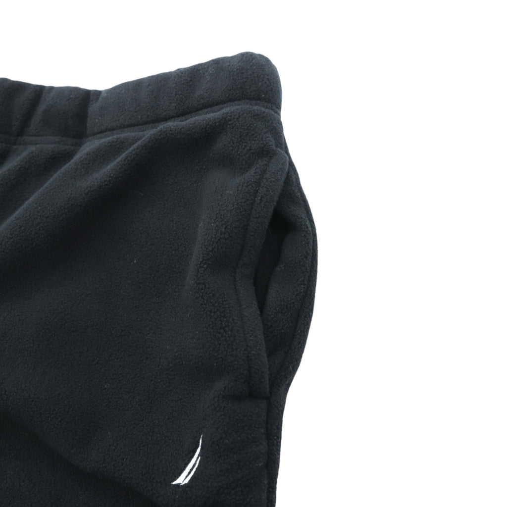 NAUTICA Fleece Easy Pants Sweatpants L Black Polyester