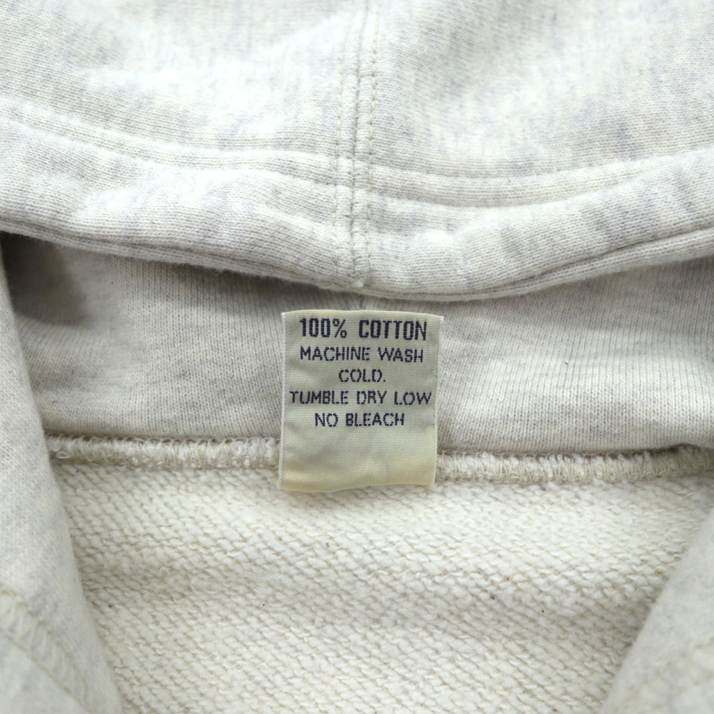 BUZZ RICKSON'S Distressed Print U.S. AIR FORCE Zip Hoodie M Gray LANGLEY A.F.BASE VIRGINIA
