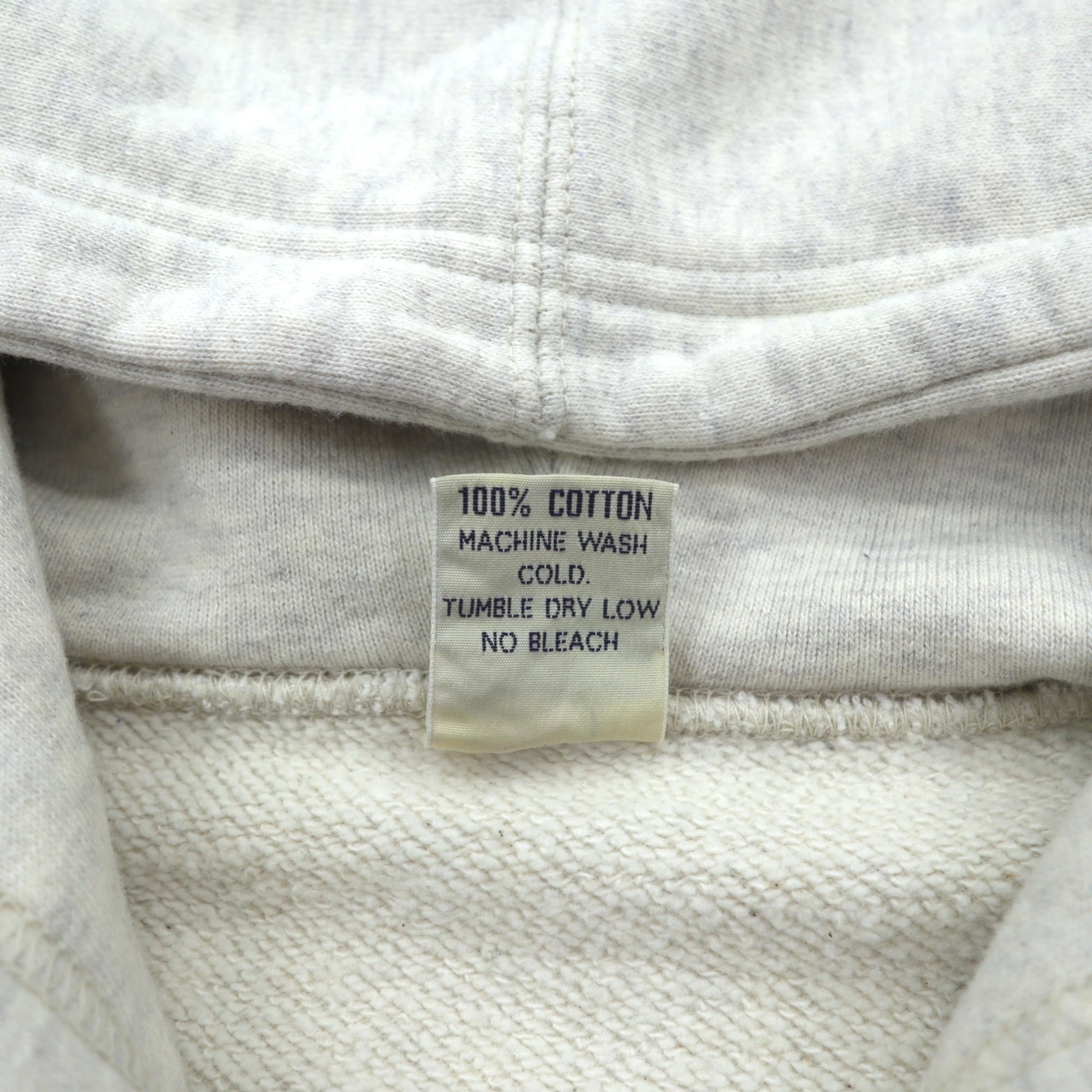 BUZZ RICKSON'S Distressed Print U.S. AIR FORCE Zip Hoodie M Gray LANGLEY A.F.BASE VIRGINIA
