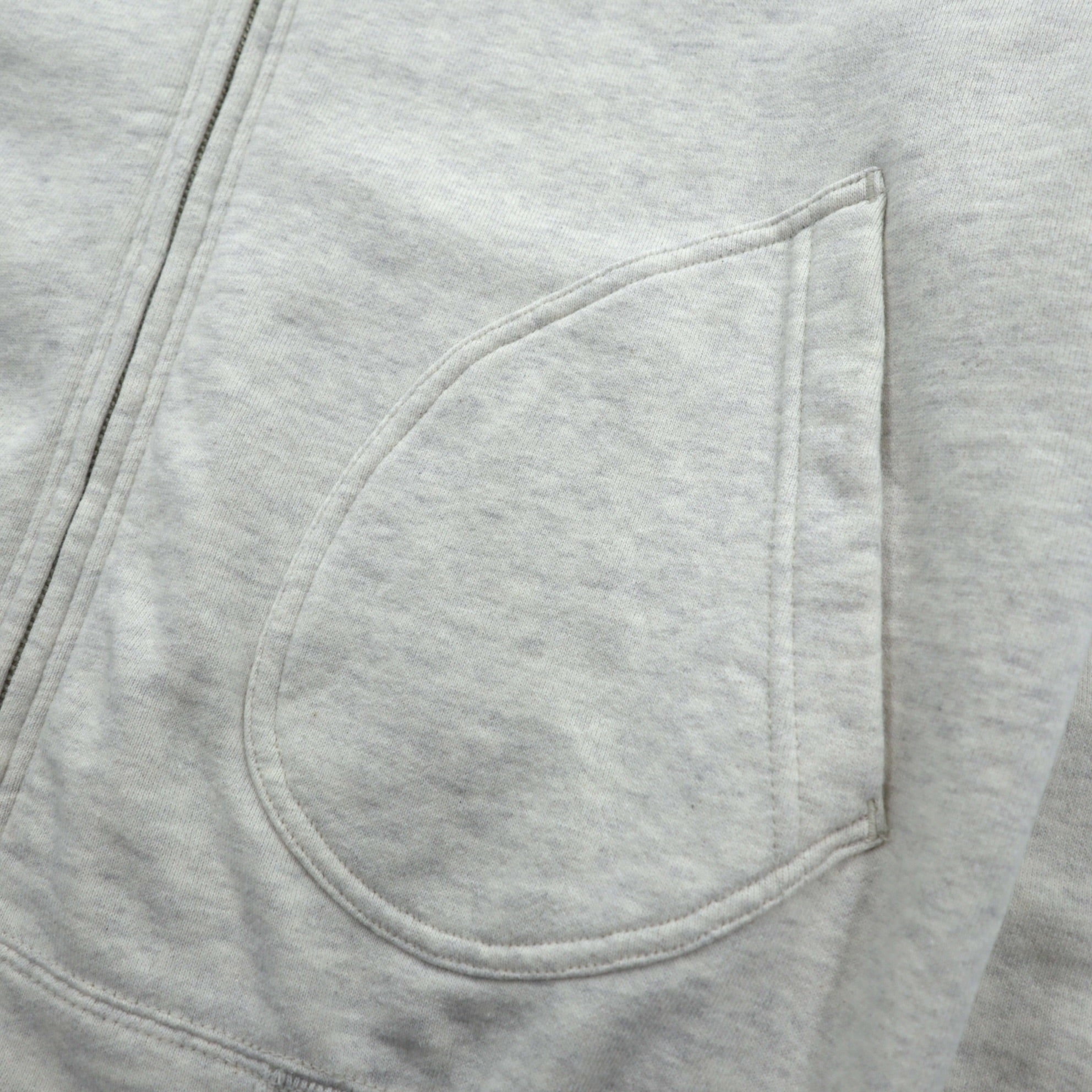 BUZZ RICKSON'S Distressed Print U.S. AIR FORCE Zip Hoodie M Gray LANGLEY A.F.BASE VIRGINIA