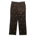 Polo Ralph Lauren Corduroy Chino Pants CLASSIC FIT Slacks L Brown Embroidered Animal All-Over Print Hunting