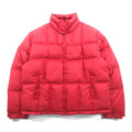 TOMMY HILFIGER 90s Voluminous Down Jacket XL Red Drawstring Nylon
