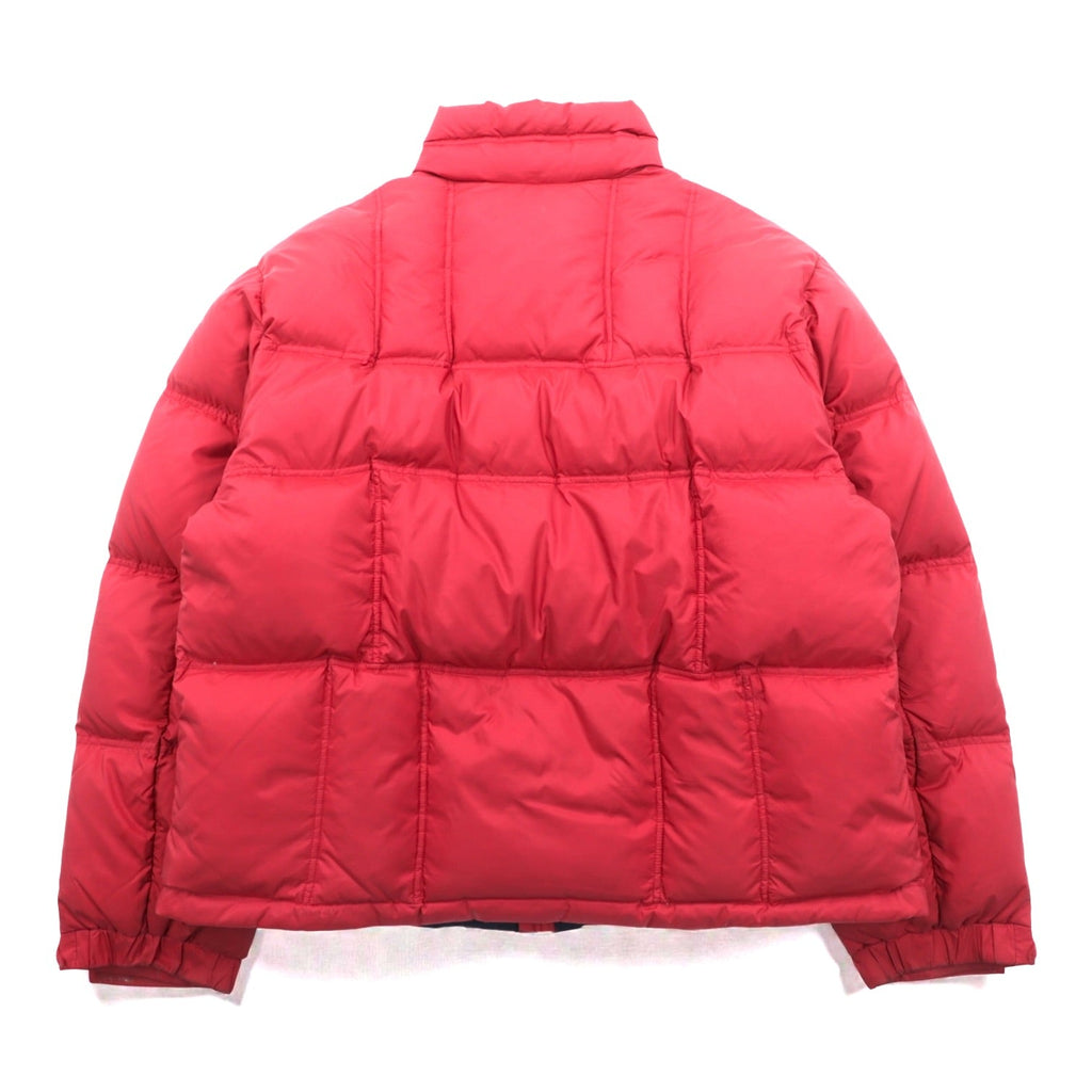 TOMMY HILFIGER 90s Voluminous Down Jacket XL Red Drawstring Nylon