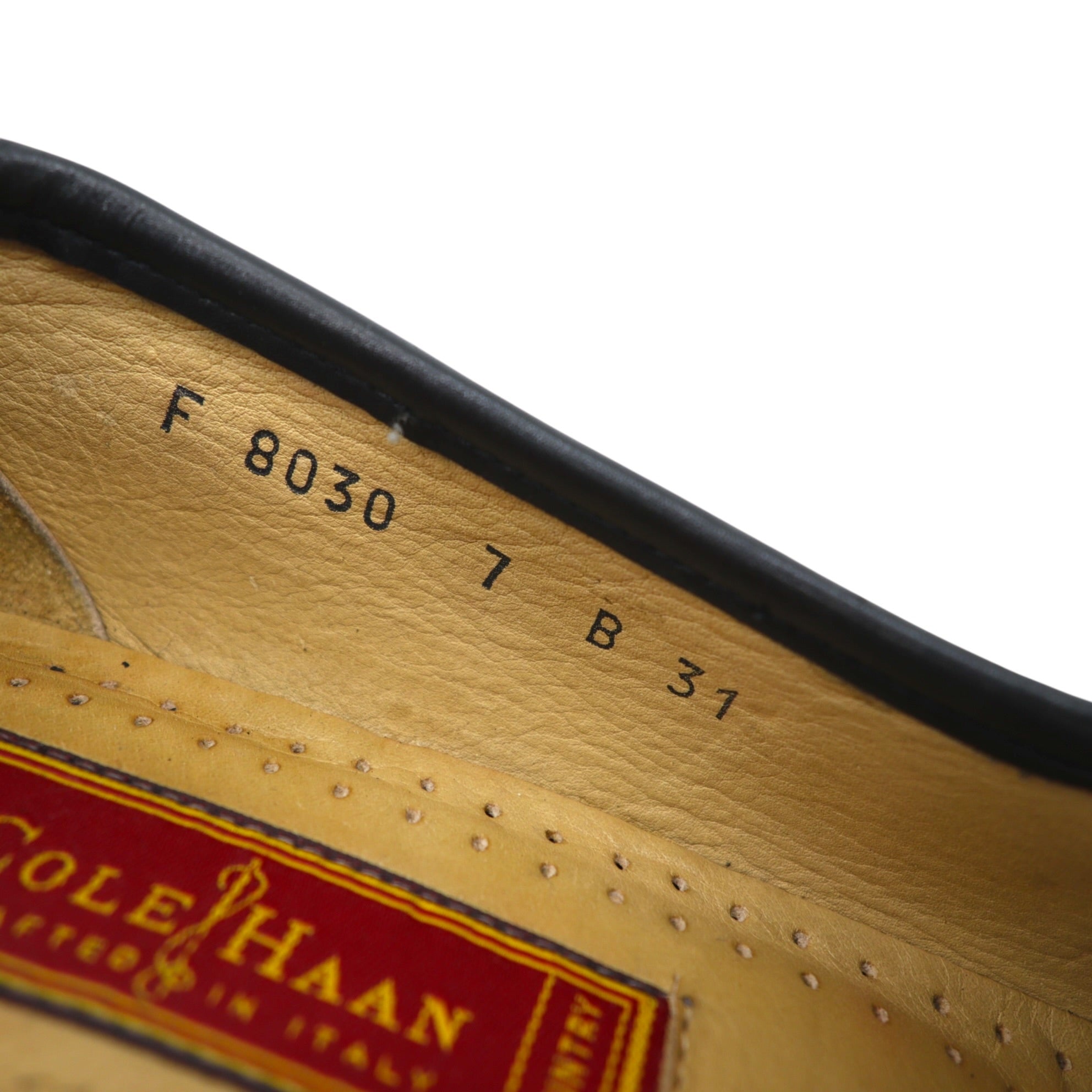 Cole Haan COUNTRY Made in Italy Horsebit Loafers 24cm Black Leather Genuine Leather Lug Sole F8030