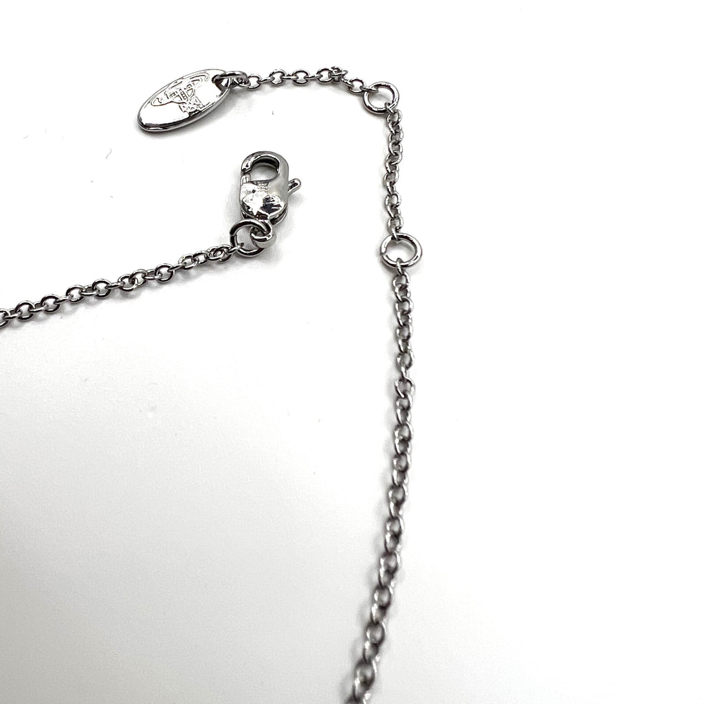 Vivienne Westwood オーブ シルバー チェーン ネックレス メタル