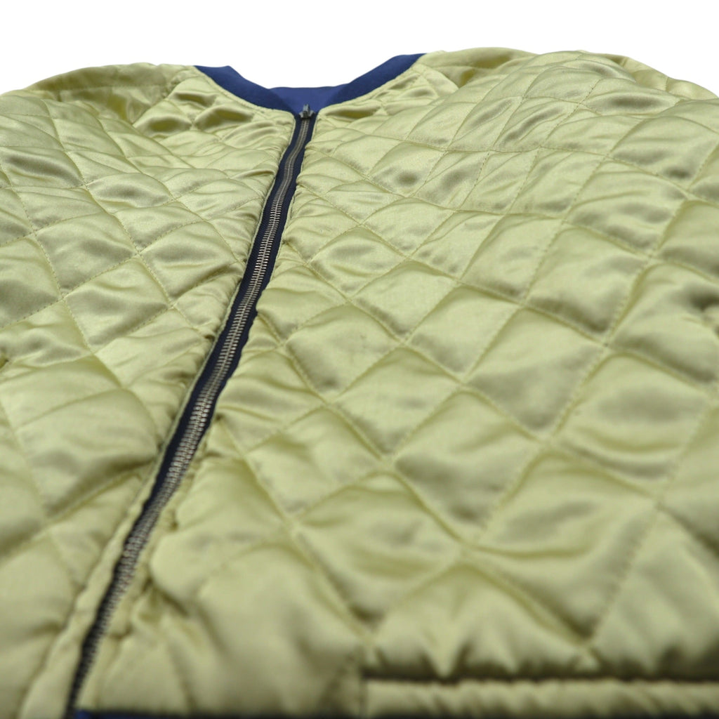 TEDMAN 90年代 TSK-013 第13作目 リバーシブル スカジャン L ブルー ナイロン TED COMPANY 虎 飛行機 US AIRBORNE 刺繍