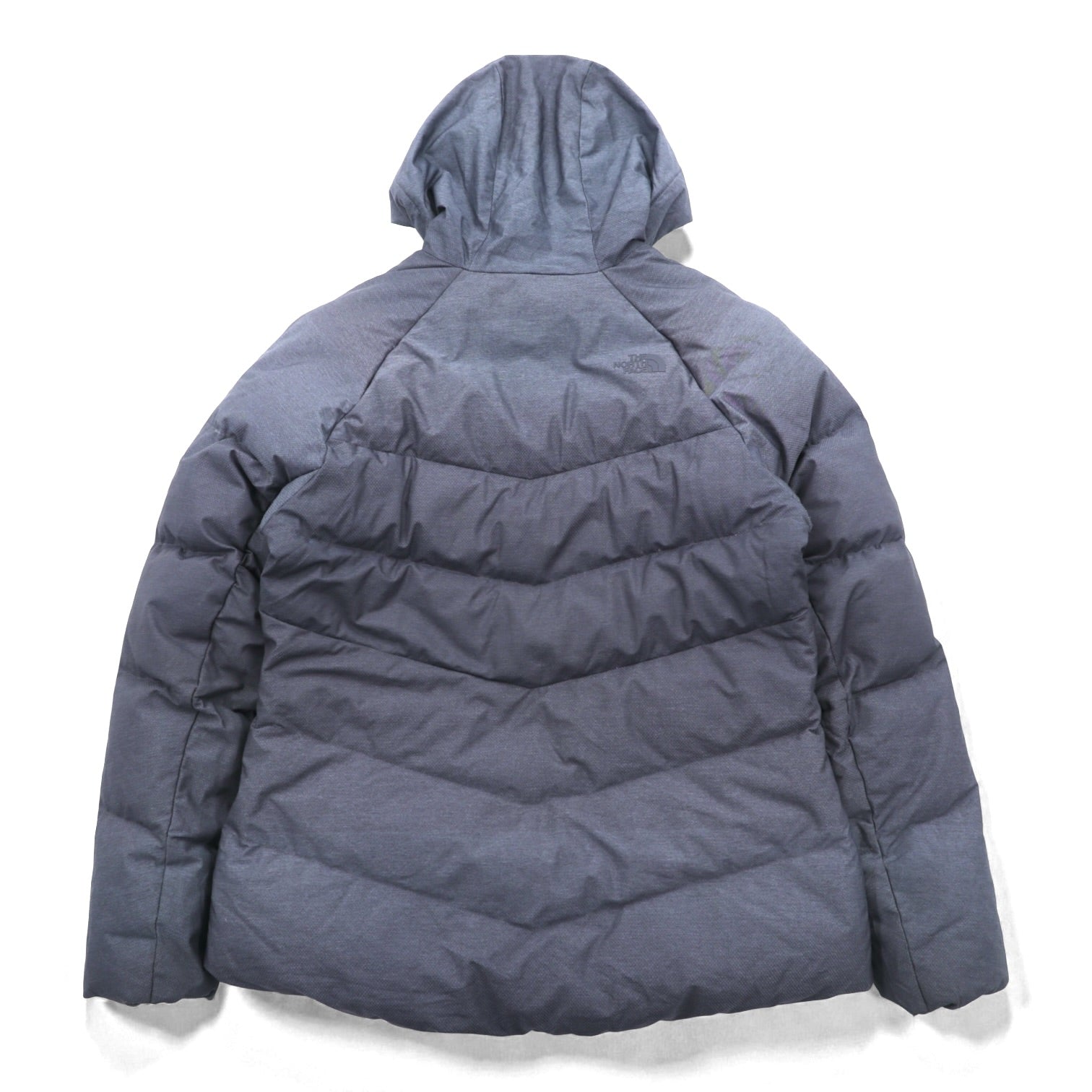 THE NORTH FACE 550 Fill Power Goose Down Jacket L Gray Waterproof DryVent Nylon Drawcord Heavenly Down Jacket NF0A3KQZ