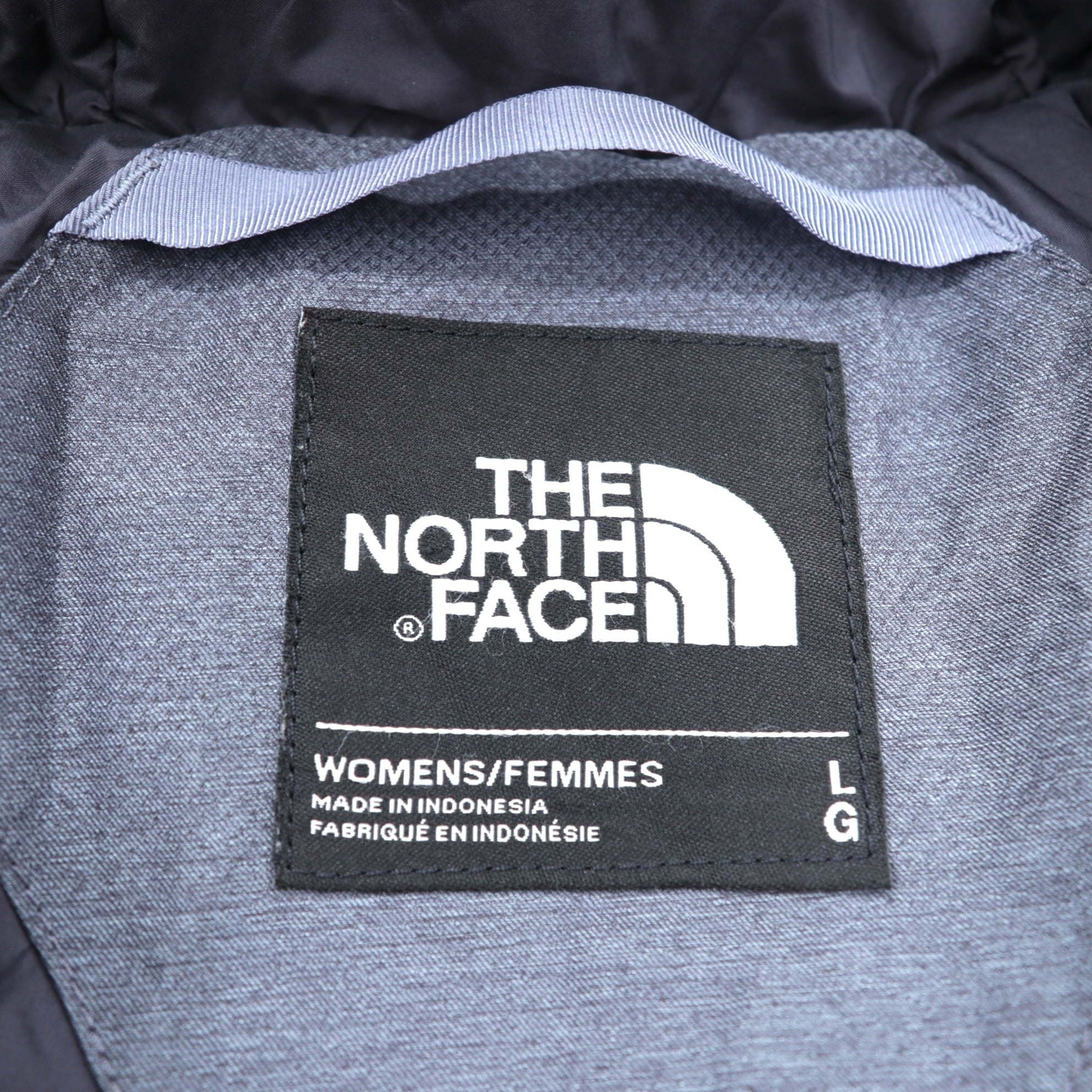 THE NORTH FACE 550 Fill Power Goose Down Jacket L Gray Waterproof DryVent Nylon Drawcord Heavenly Down Jacket NF0A3KQZ