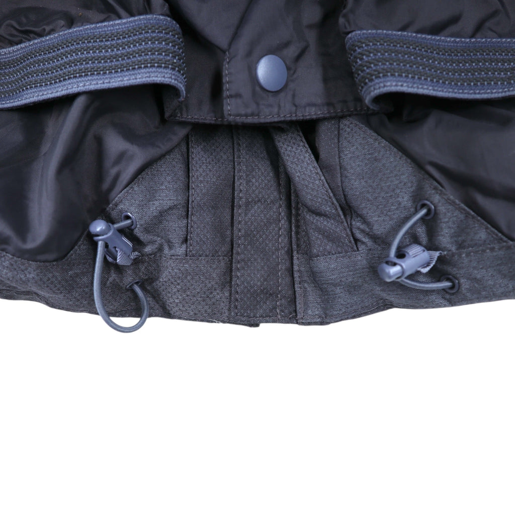 THE NORTH FACE 550 Fill Power Goose Down Jacket L Gray Waterproof DryVent Nylon Drawcord Heavenly Down Jacket NF0A3KQZ