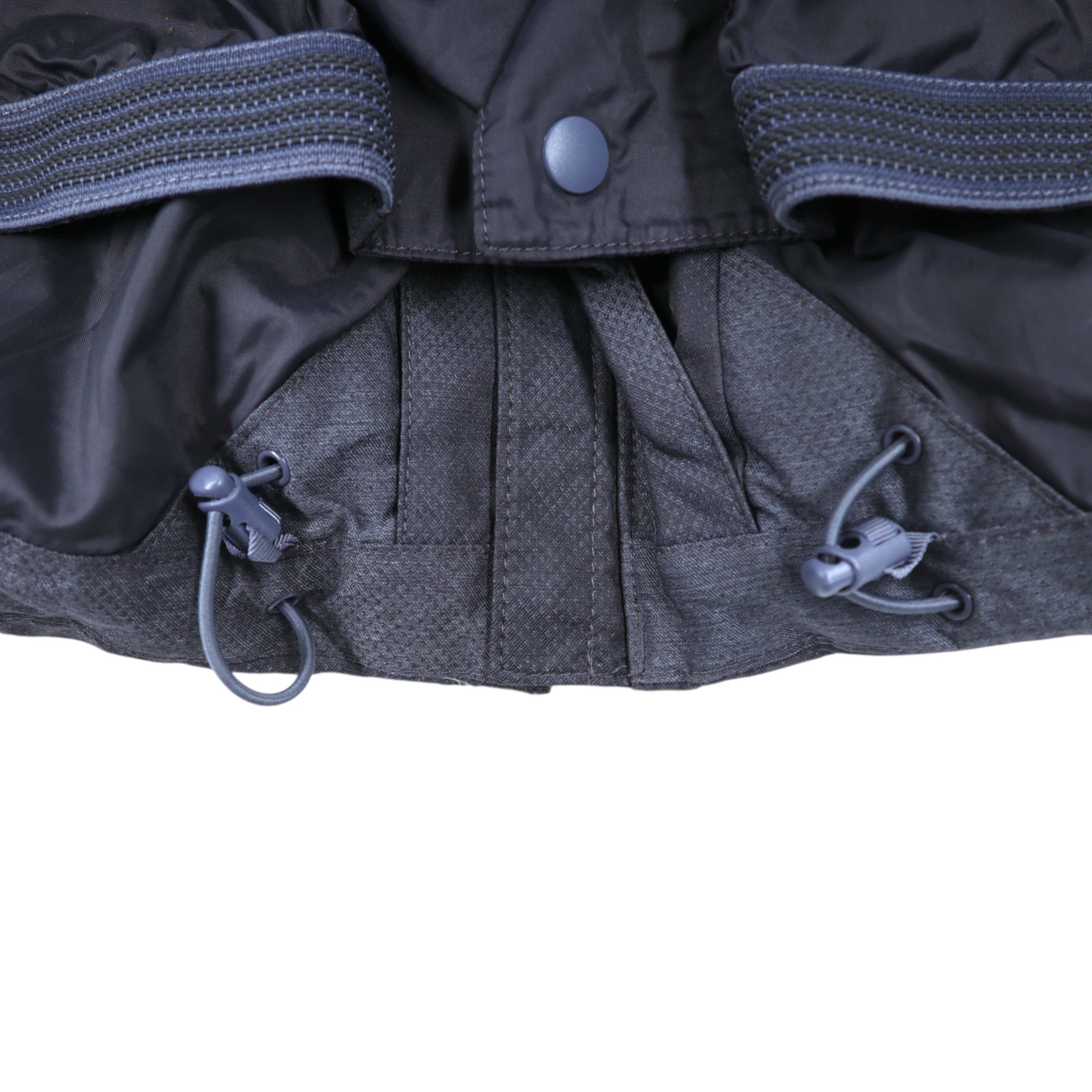 THE NORTH FACE 550 Fill Power Goose Down Jacket L Gray Waterproof DryVent Nylon Drawcord Heavenly Down Jacket NF0A3KQZ