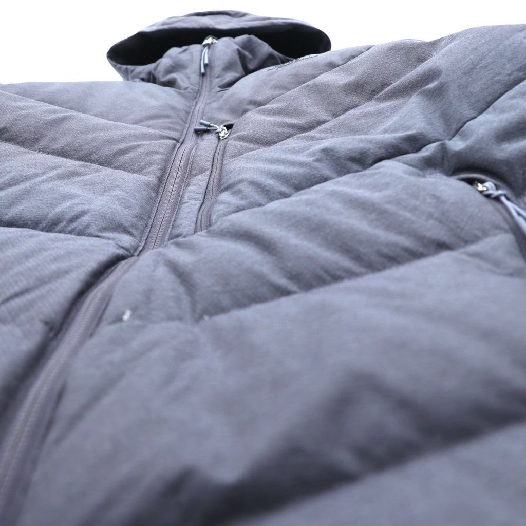 THE NORTH FACE 550 Fill Power Goose Down Jacket L Gray Waterproof DryVent Nylon Drawcord Heavenly Down Jacket NF0A3KQZ