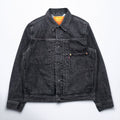Levi's Big E WWII Model 1st Type Denim Trucker Jacket Gジャン S Black TYPE 1 Short Length Big Size Cinch Back Double Pleated PREMIUM A3174-0000